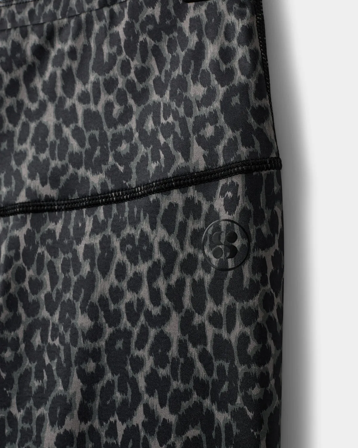 AVALINASPO LEGGINGS - Grey leopard