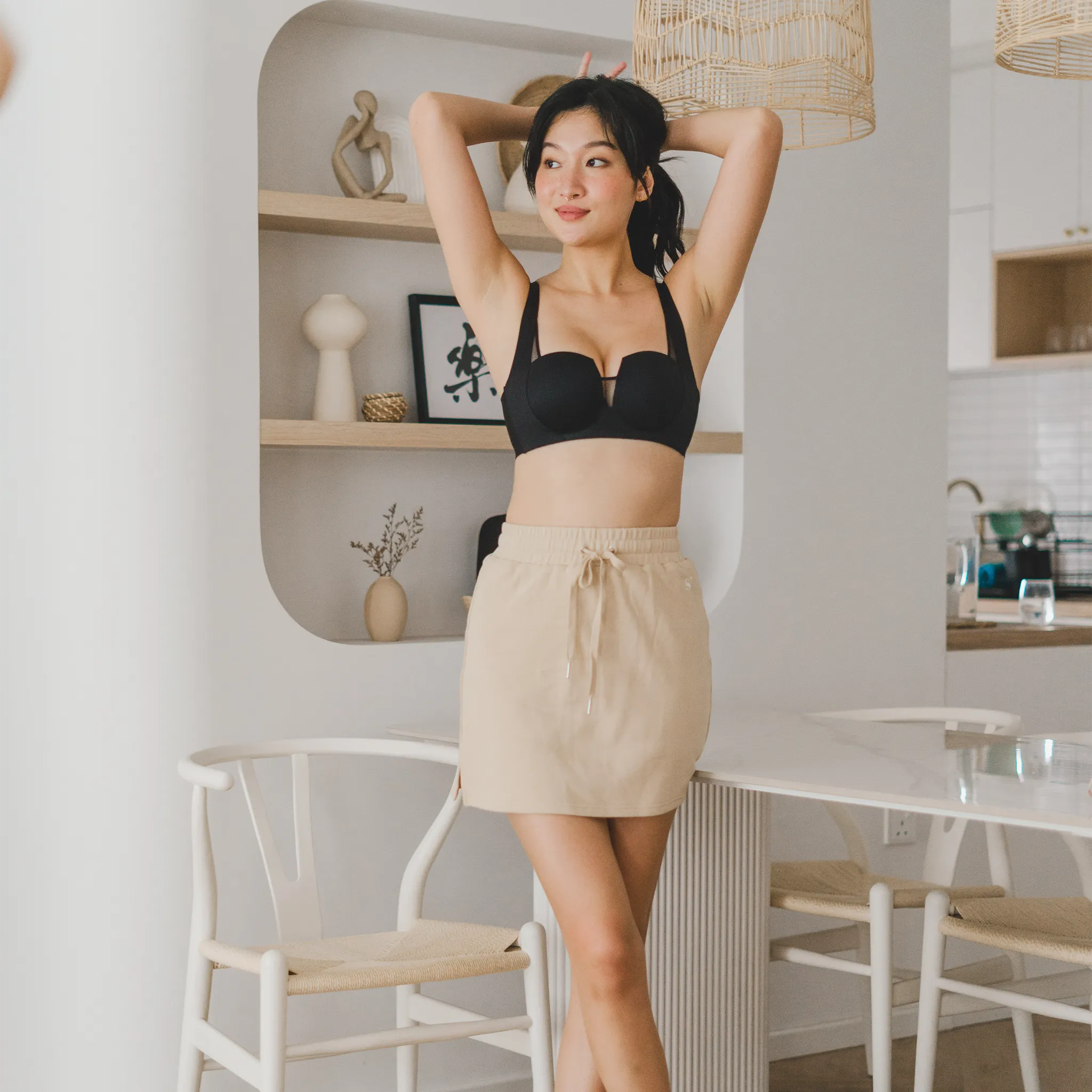 [BACKORDER OPEN] Oompharific! Anti-Slip Super Push Up Seamless Wireless Bra in Black