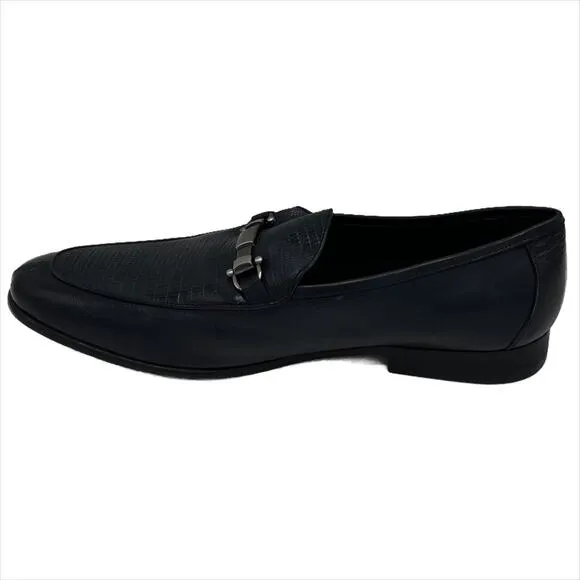 Baldi London Men's Linesville Dress Shoe in Navy Size 9