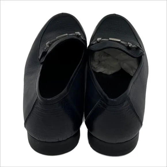 Baldi London Men's Linesville Dress Shoe in Navy Size 9