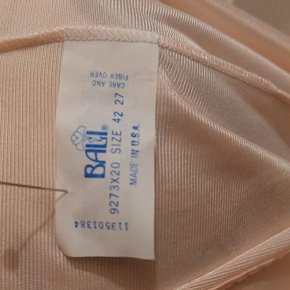 Bali pink slip and cami Sz 42
