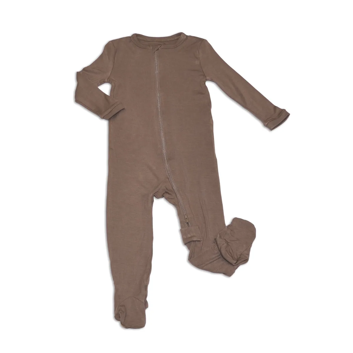 Bamboo Zip Up Footies (Antler)