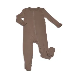 Bamboo Zip Up Footies (Antler)