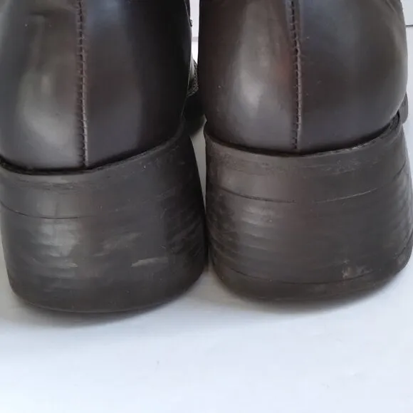 Bass Brown Leather Chelsea Boots  # V669 GK In Very Good Condition Sz 9M