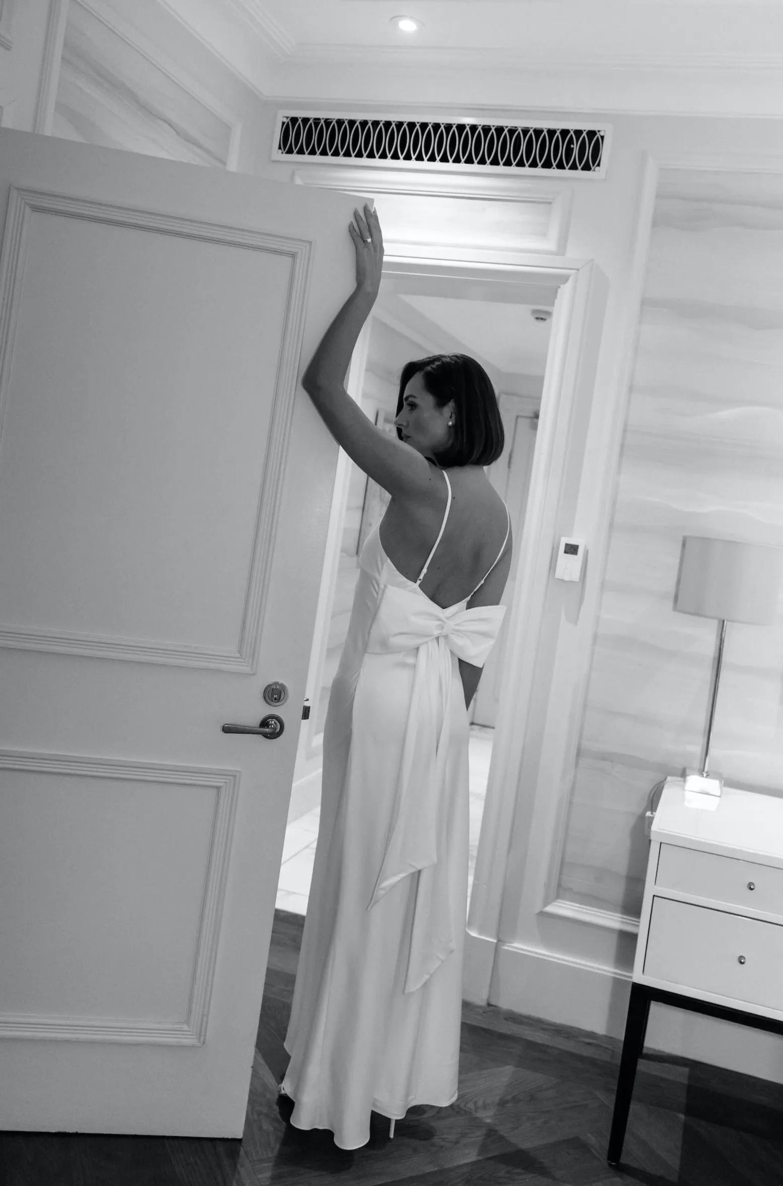 Bijou Bow Maxi Bridal Slip