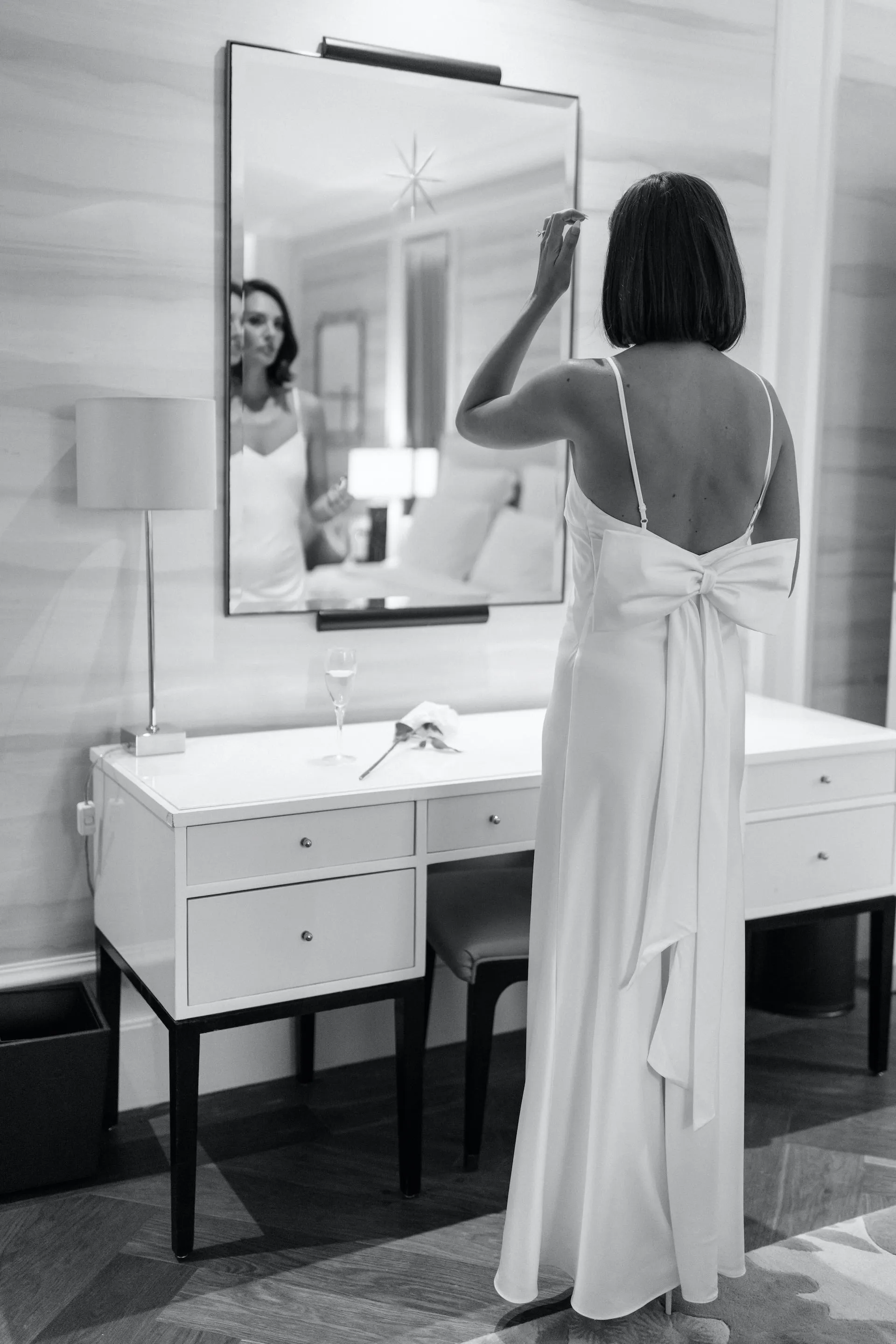 Bijou Bow Maxi Bridal Slip