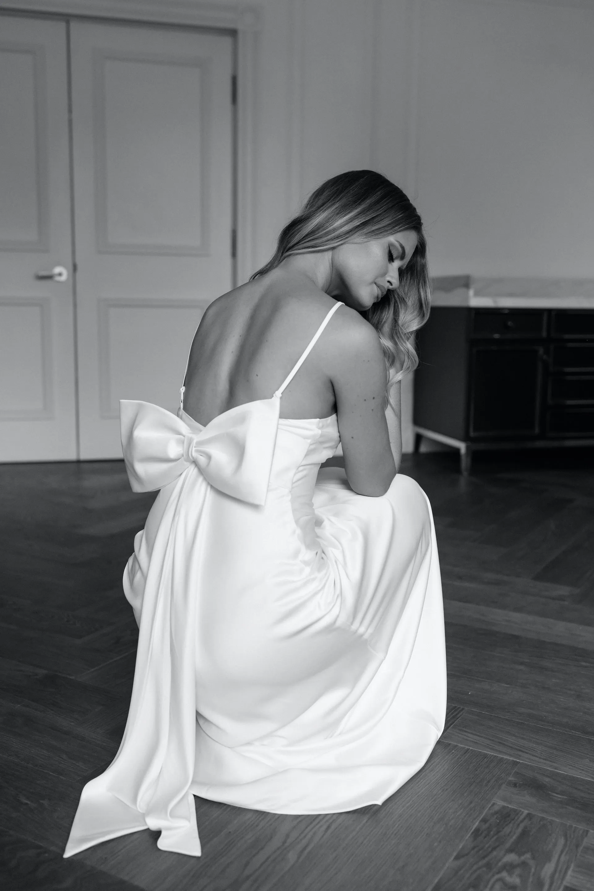 Bijou Bow Maxi Bridal Slip