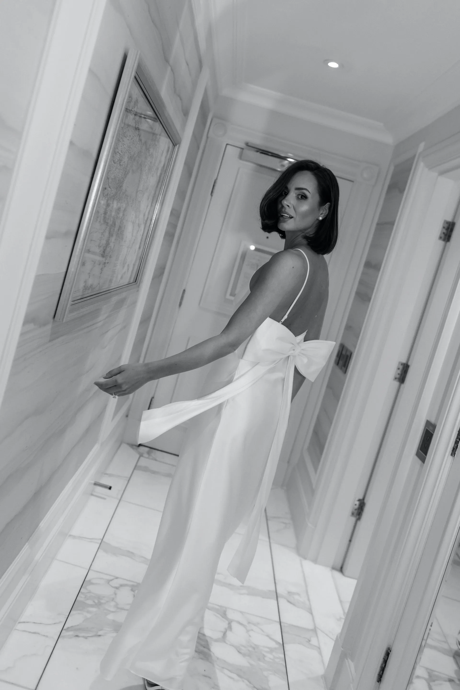 Bijou Bow Maxi Bridal Slip