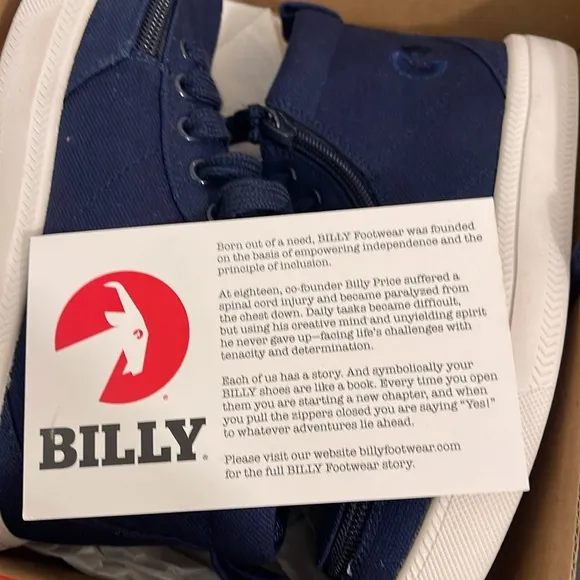 BILLY Footwear Kids Navy WDR High-Top Sneakers