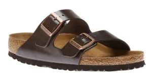 Birkenstock Arizona Brown Amalfi Leather Soft Footbed