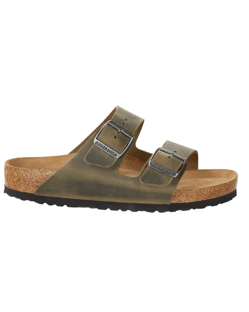Birkenstock Arizona SFB  Oiled Leather Slides