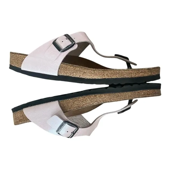 Birkenstock Gizeh Thong Comfort Sandal Sz 41 Pearl Rose