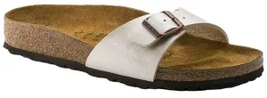 Birkenstock Madrid Sandals - Graceful Pearl White Birko-Flor | Comfortable Cork Footbed