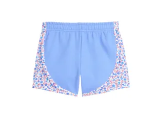 Bisby Girls Track Shorts Patriotic Hearts