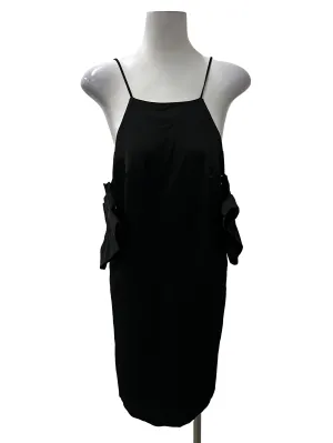 Black Cold Shoulder Slip Dress