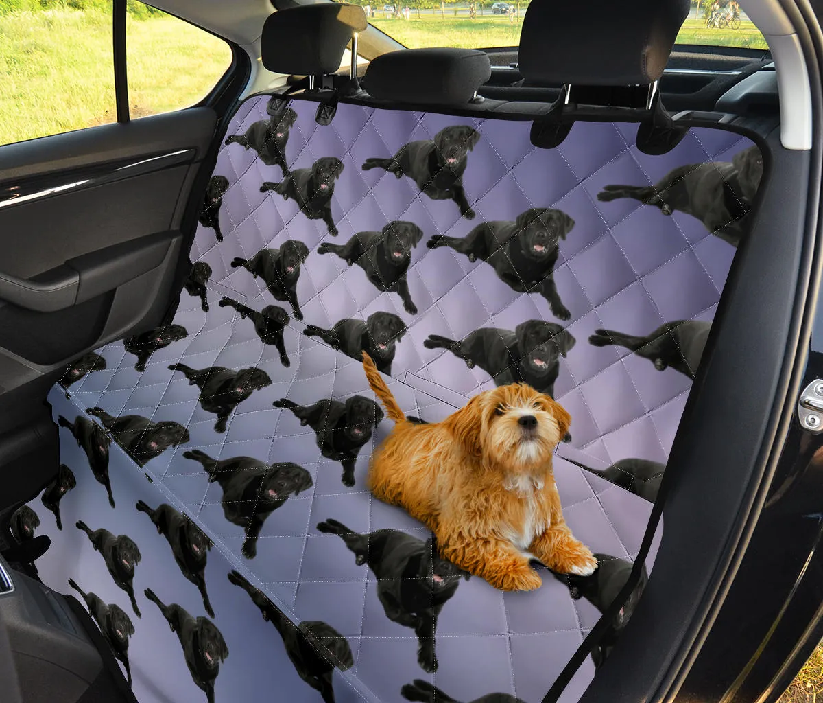 Black Lab Pet Seat Cover