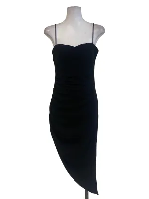 Black Plain Slip Dress