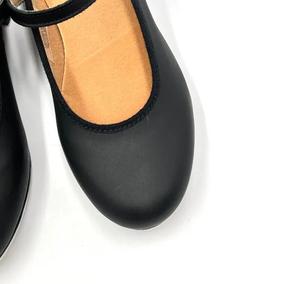Bloch Big Girls 4 Tap Dance Shoes Tap-On Leather Mary Jane Strap Techno S0302L