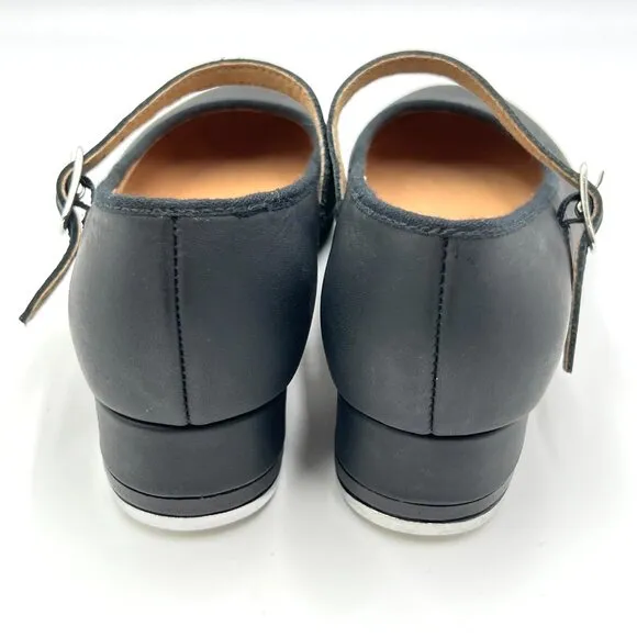 Bloch Big Girls 4 Tap Dance Shoes Tap-On Leather Mary Jane Strap Techno S0302L