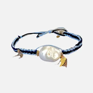 Blue Angel Silk Rocker Anklet