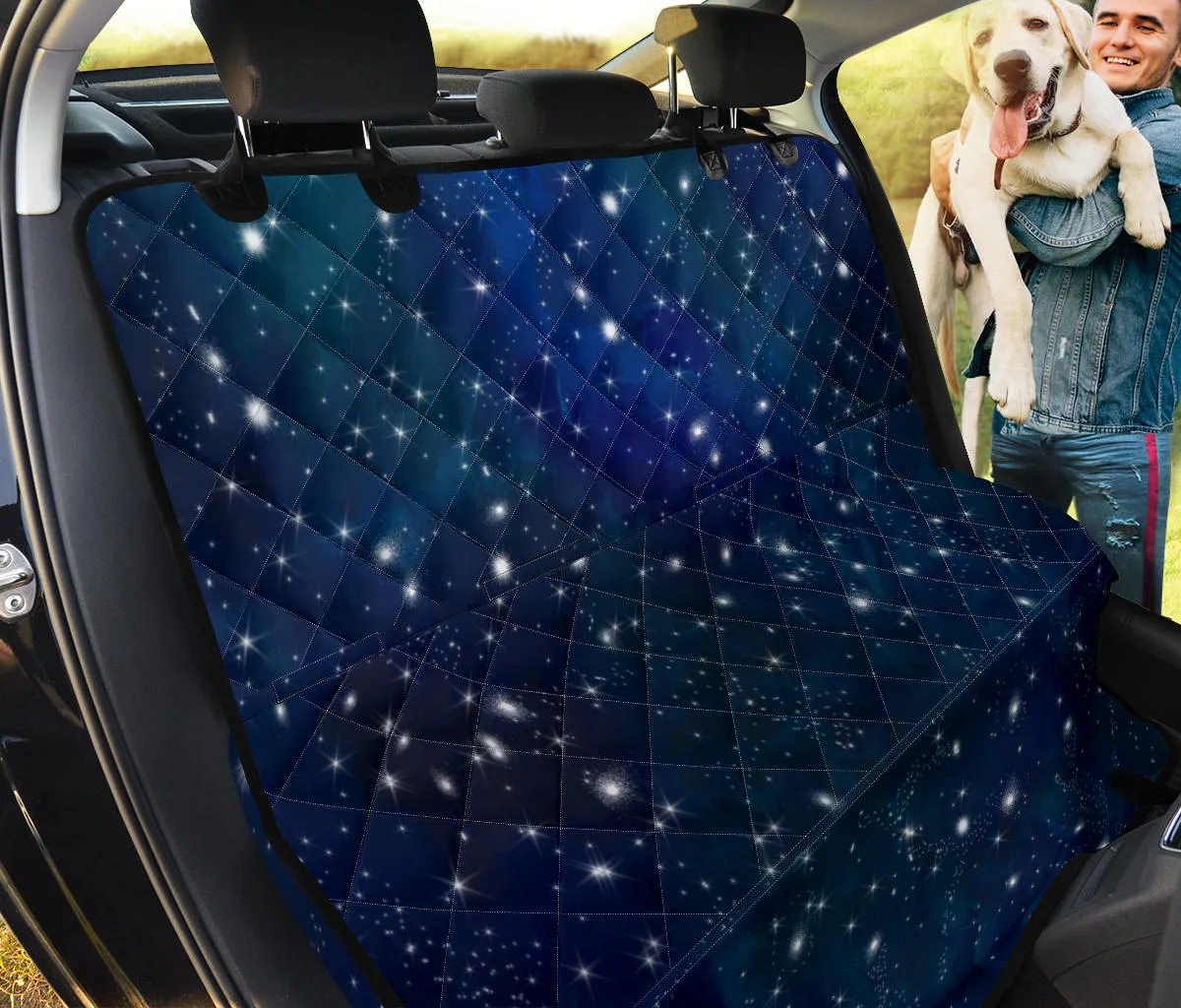 Blue Galaxy Car Pet Seat Cover