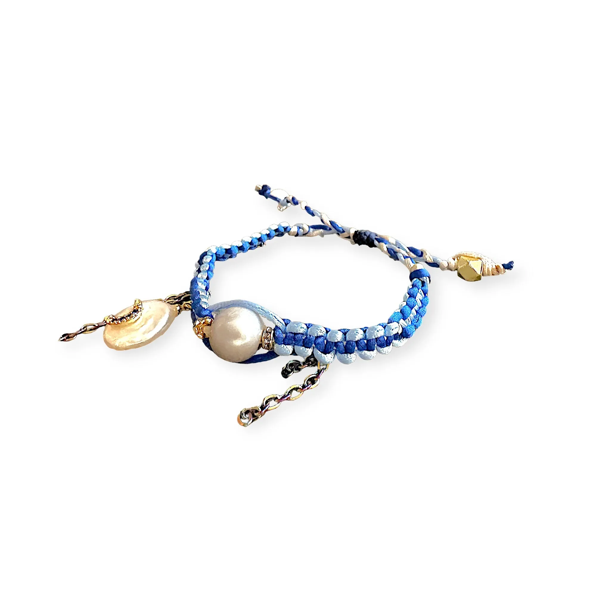 BLUE MOON SILK ROCKER BRACELET