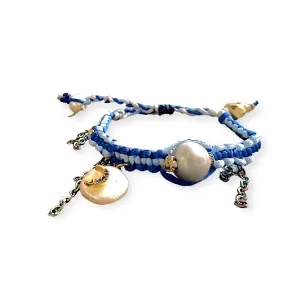 BLUE MOON SILK ROCKER BRACELET