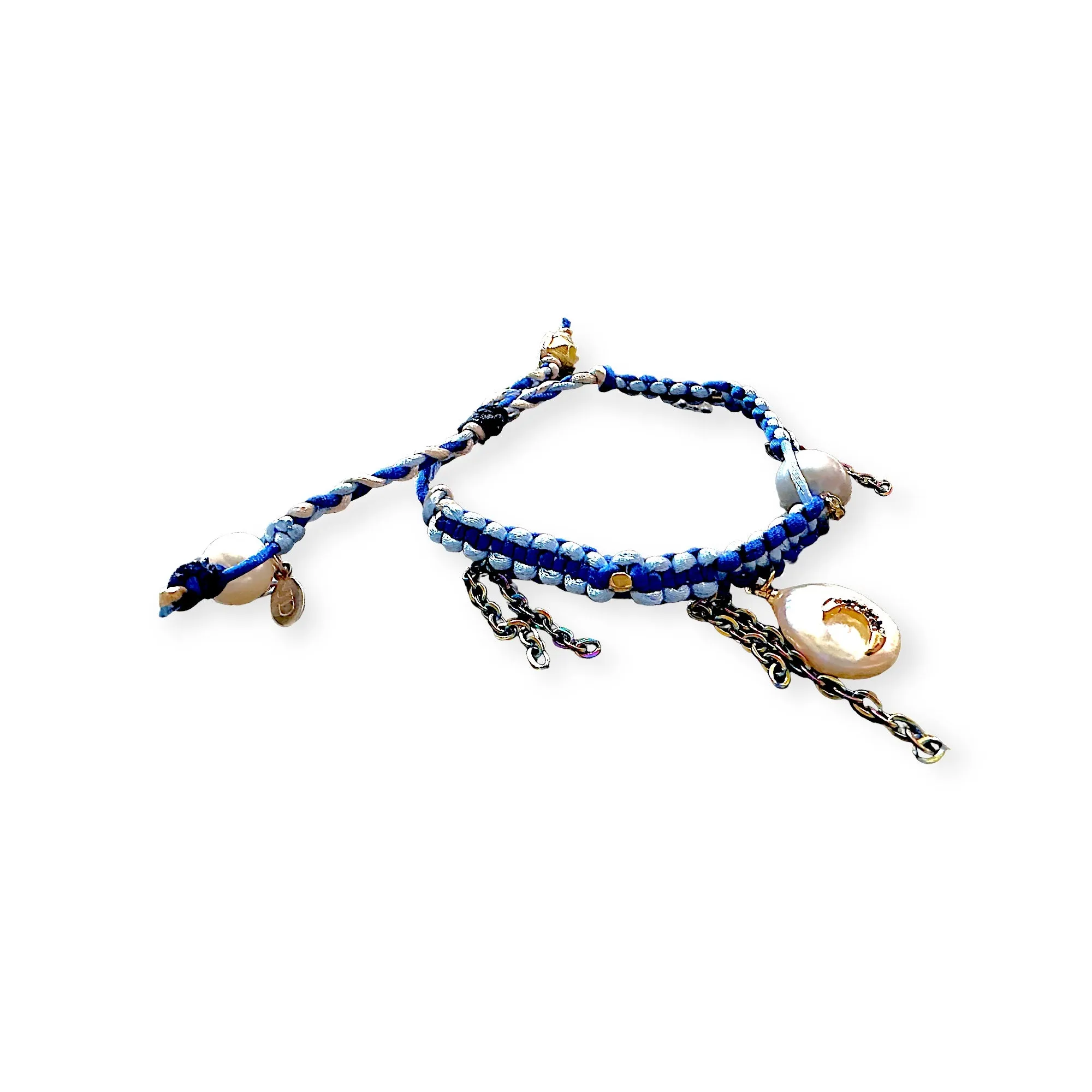 BLUE MOON SILK ROCKER BRACELET