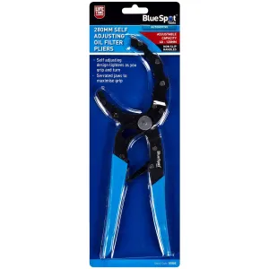 BlueSpot Self Adjusting Oil Filter Pliers 280mm (60-120mm)