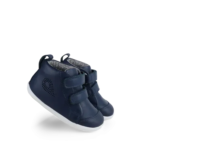 Bobux Step Up Hi Court - Navy
