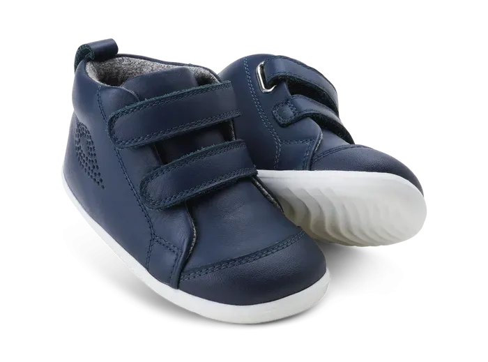 Bobux Step Up Hi Court - Navy