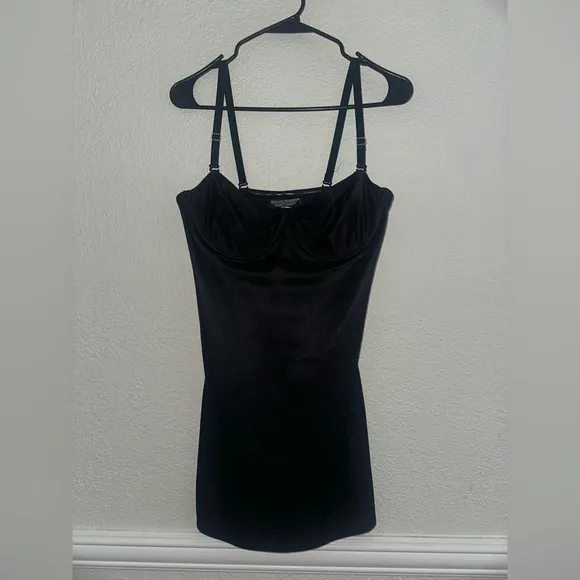 Bodyslimmers by Nancy Ganz Shapewear Slip/Bra Combo | 36B in Black