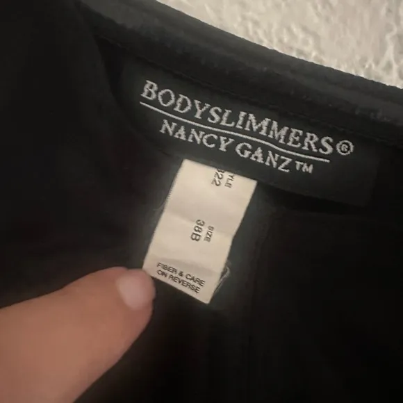 Bodyslimmers by Nancy Ganz Shapewear Slip/Bra Combo | 36B in Black