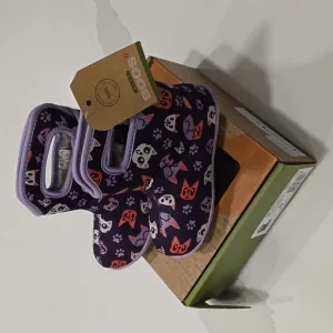 Bogs Boots Kitty Purple Size 10 Adjustable, Waterproof, Warm and Cute