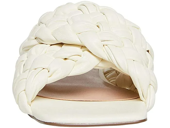 Braided Leather Crisscross Sandal