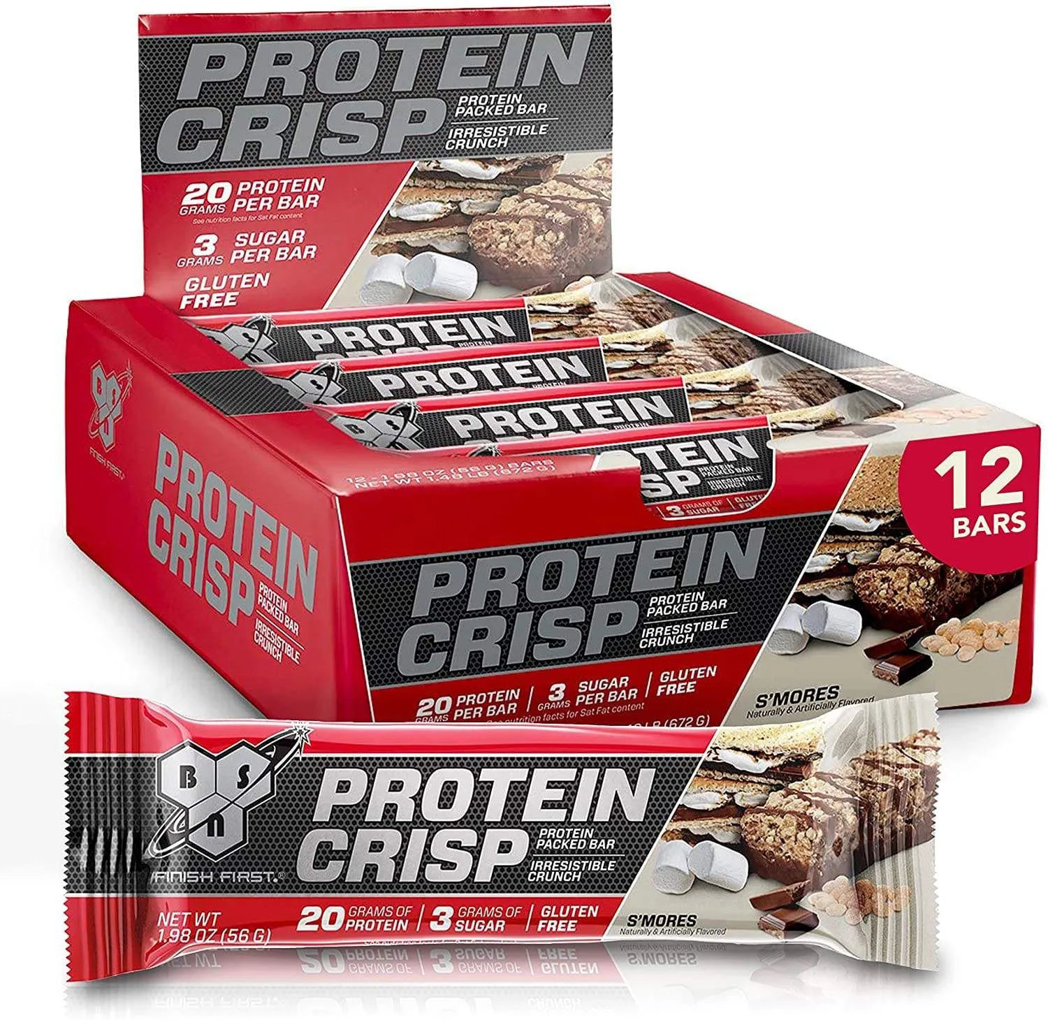 BSN Protein Crisp Bars - S'mores