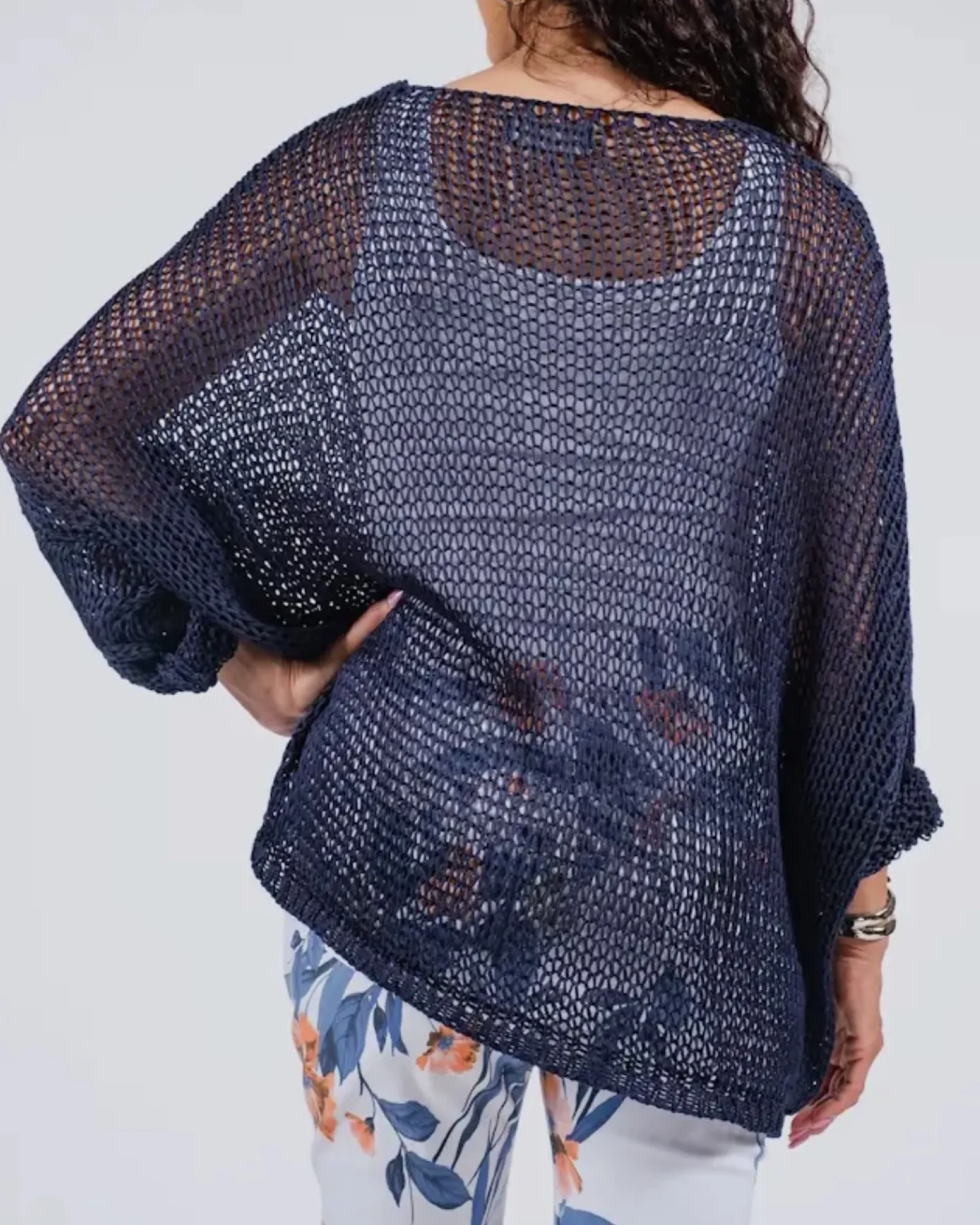 Butterfly Open Knit Topper