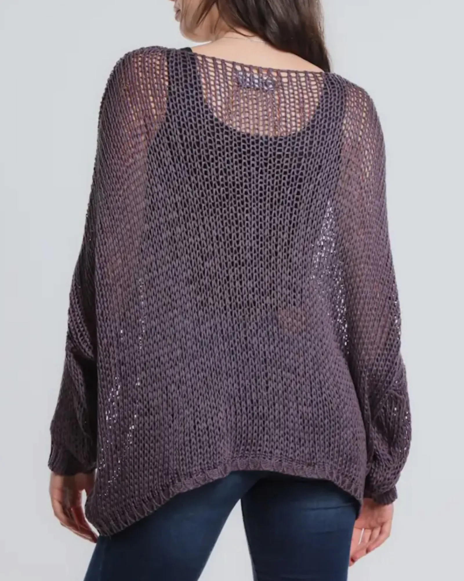 Butterfly Open Knit Topper