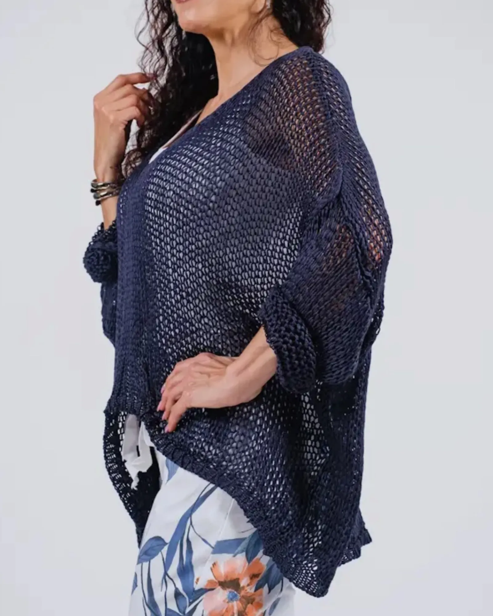 Butterfly Open Knit Topper