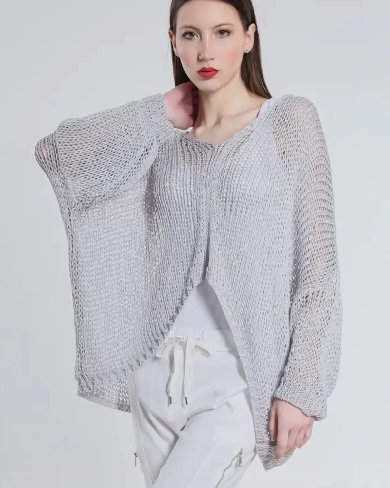 Butterfly Open Knit Topper