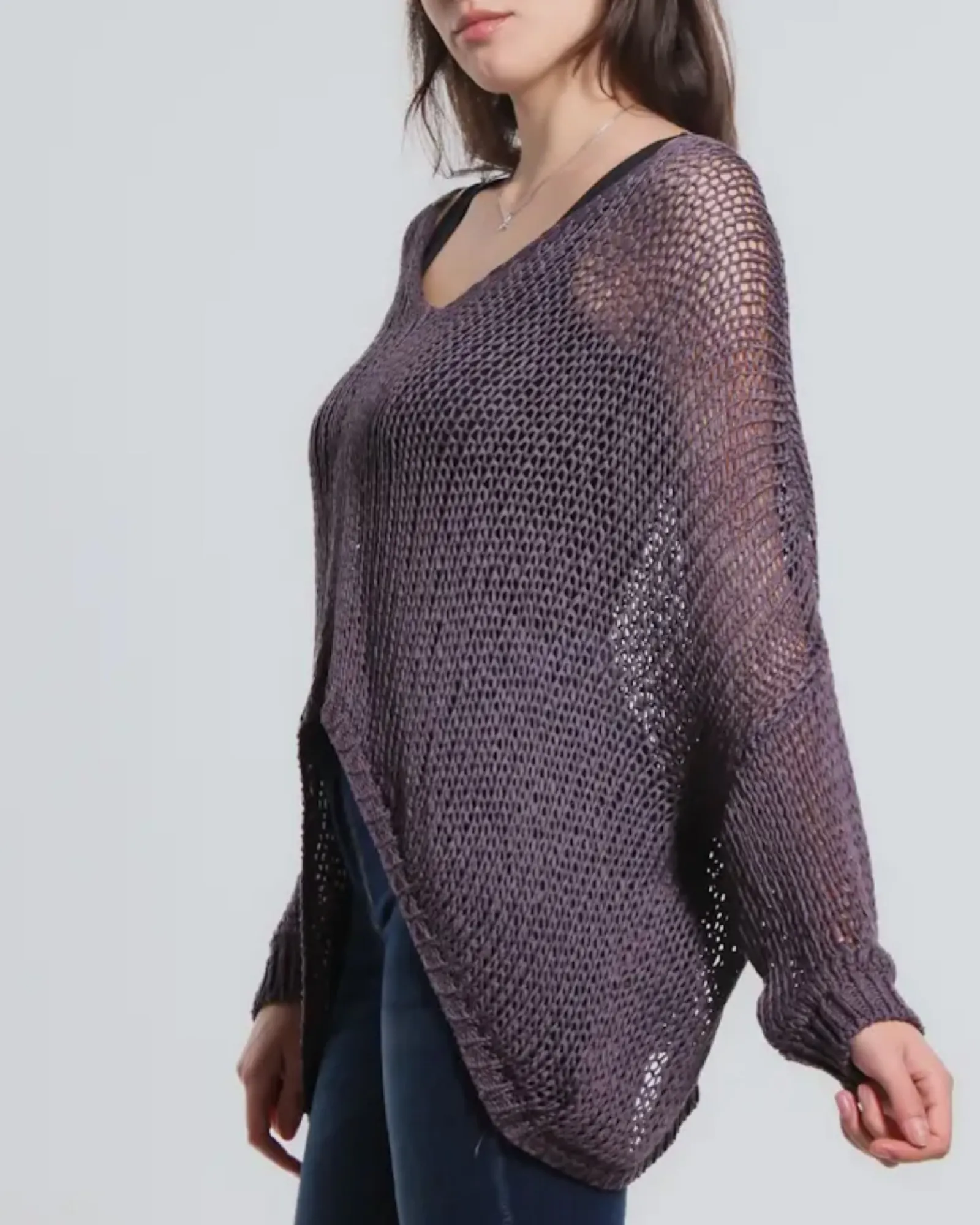 Butterfly Open Knit Topper