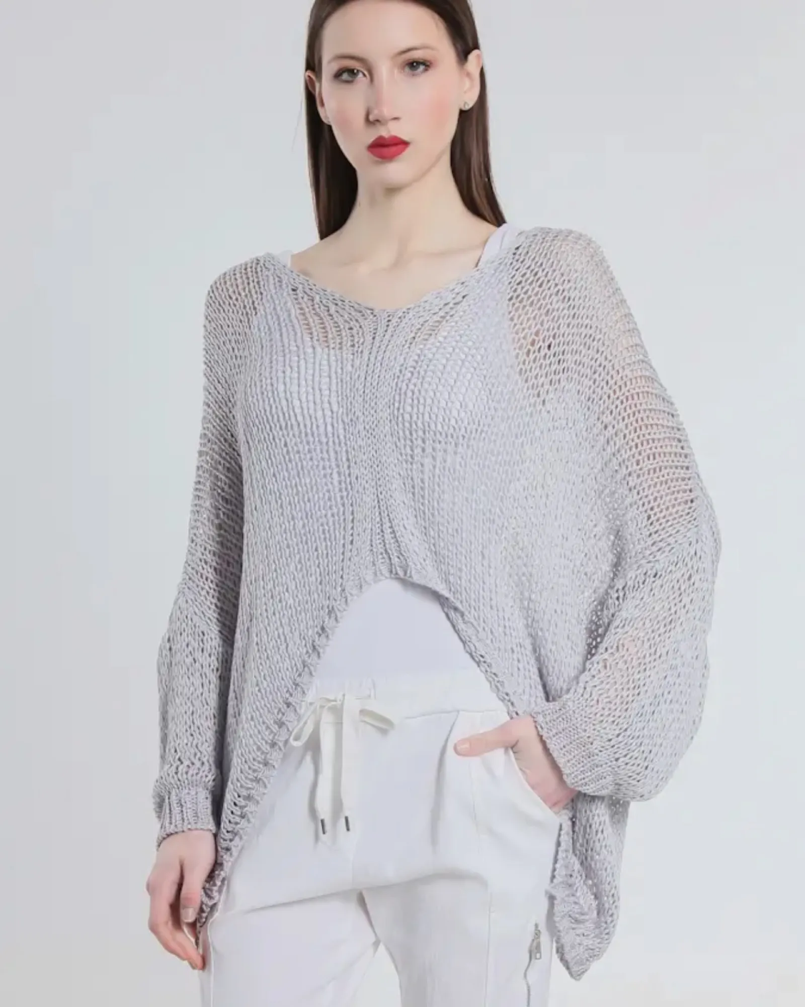 Butterfly Open Knit Topper
