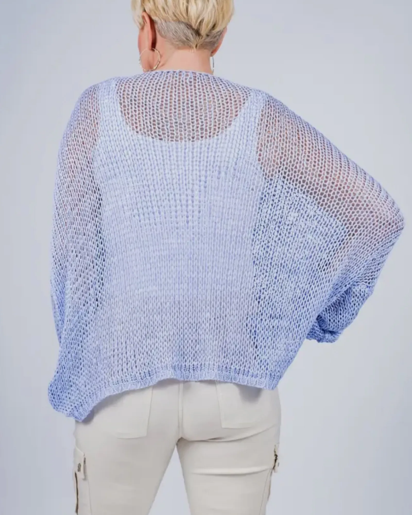 Butterfly Open Knit Topper