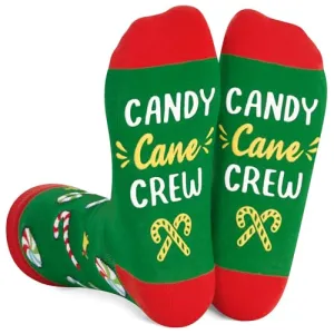 Candy Cane Socks, Funny Christmas Gifts for Boys Girls, Christmas Vacation Gifts, Xmas Gifts, Holiday Gifts, Candy Cane Gifts, Santa Gift Stocking Stuffer