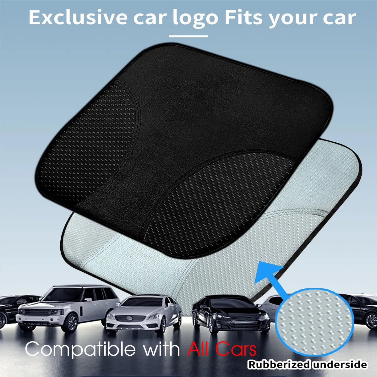 Car Seat Cushion, Custom Fit For Your Cars, Double Sided Seat Cushion, Breathable Suede   Ice Silk Car Seat Cushion, Comfort Seat Covers Cushion MS19979