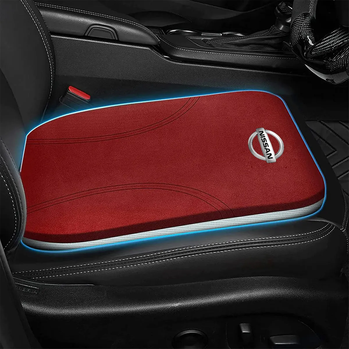 Car Seat Cushion, Custom Fit For Your Cars, Double Sided Seat Cushion, Breathable Suede   Ice Silk Car Seat Cushion, Comfort Seat Covers Cushion NS19979