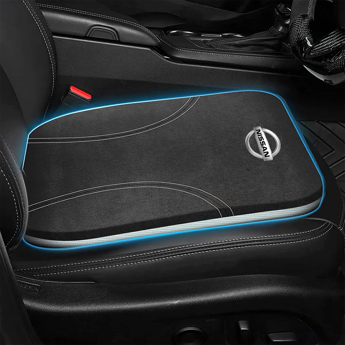 Car Seat Cushion, Custom Fit For Your Cars, Double Sided Seat Cushion, Breathable Suede   Ice Silk Car Seat Cushion, Comfort Seat Covers Cushion NS19979