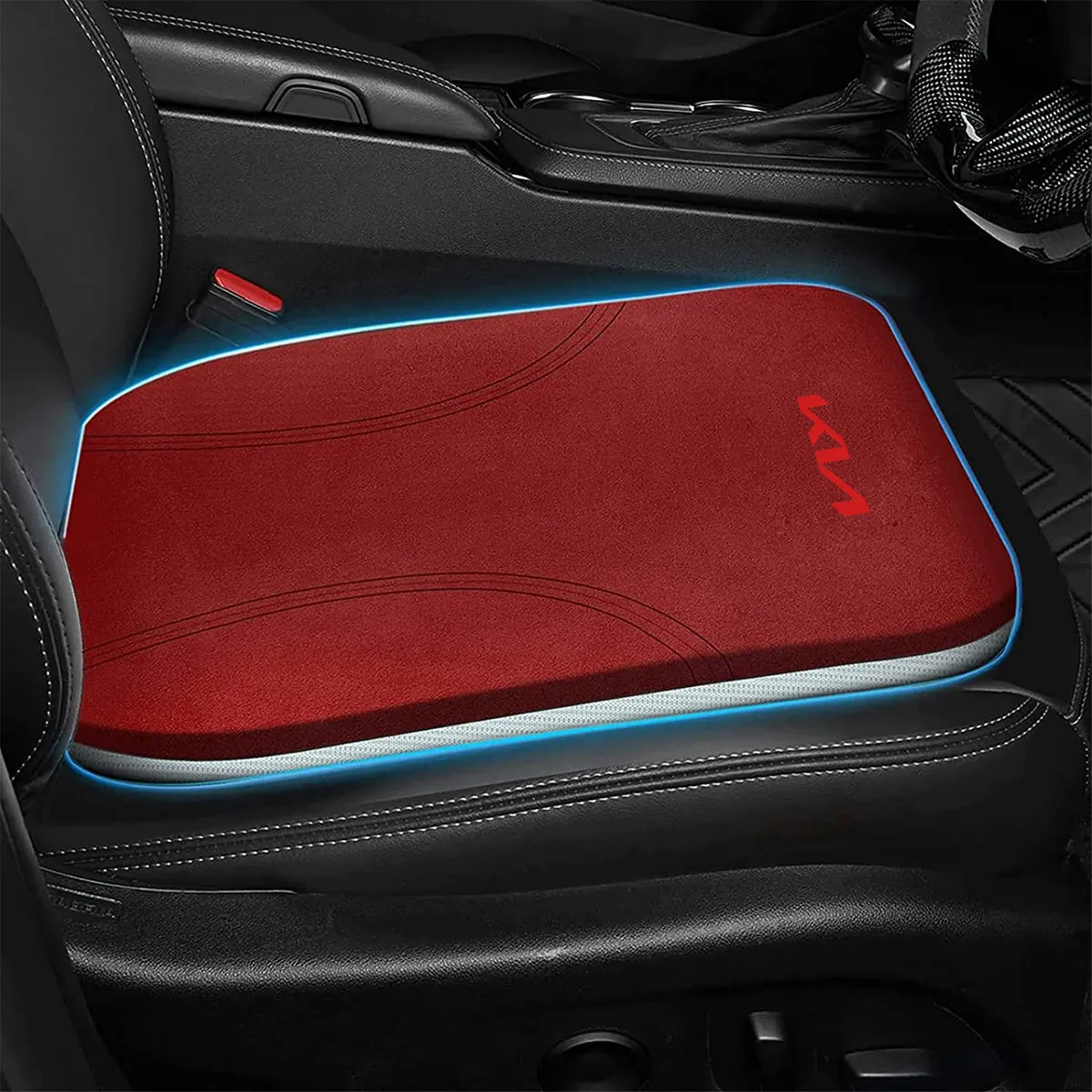 Car Seat Cushion, Custom Fit For Your Cars, Double Sided Seat Cushion, Breathable Suede   Ice Silk Car Seat Cushion, Comfort Seat Covers Cushion UE19979