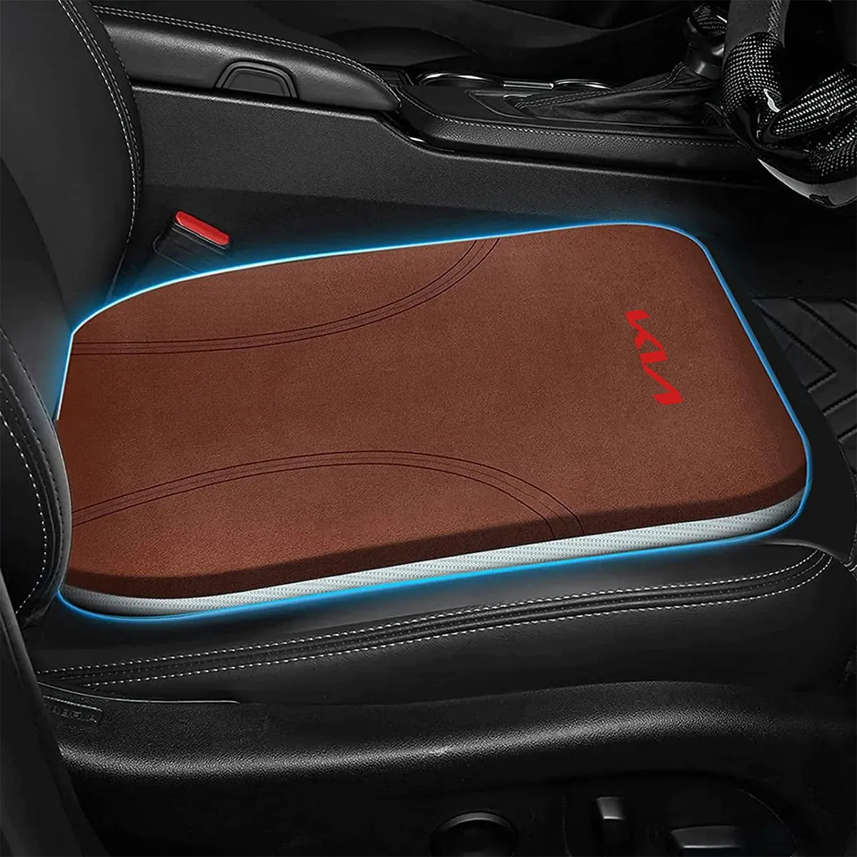 Car Seat Cushion, Custom Fit For Your Cars, Double Sided Seat Cushion, Breathable Suede   Ice Silk Car Seat Cushion, Comfort Seat Covers Cushion UE19979