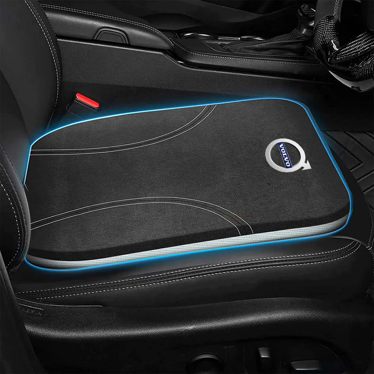 Car Seat Cushion, Custom Logo For Your Cars, Double Sided Seat Cushion, Breathable Suede   Ice Silk Car Seat Cushion, Comfort Seat Covers Cushion MY19979